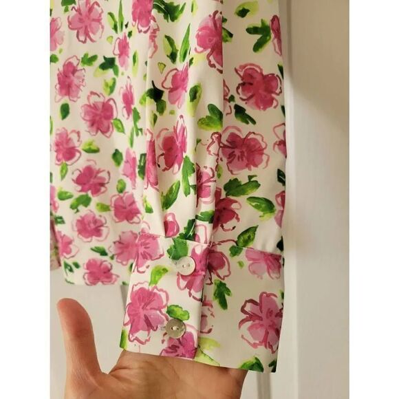 Zara RARE Floral blouse M, NWT - Picture 9 of 12